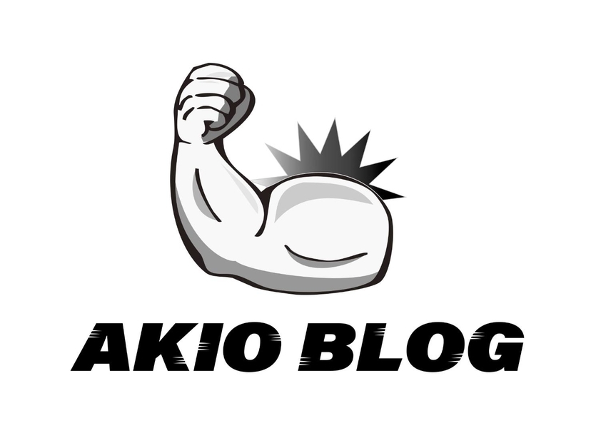 【筋トレ日記】AKIOBLOGのロゴが完成
